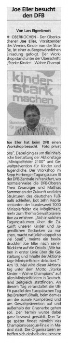 Presseberichte - Bild 10 Presseberichte - Bild 10 - Datum: 18.01.2017 - Tags: AKTION FUSSBALLTAG e.V.