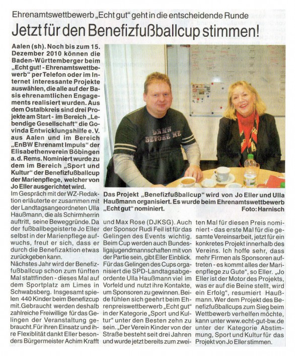 WZ vom 11.12.2010 