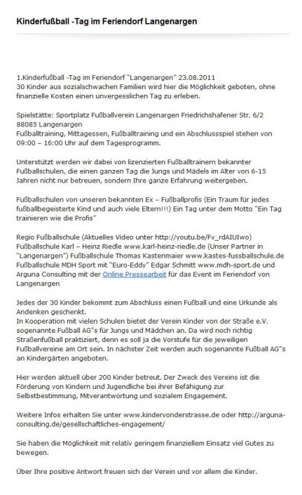 Online Zeitung vom 11.08.2011 