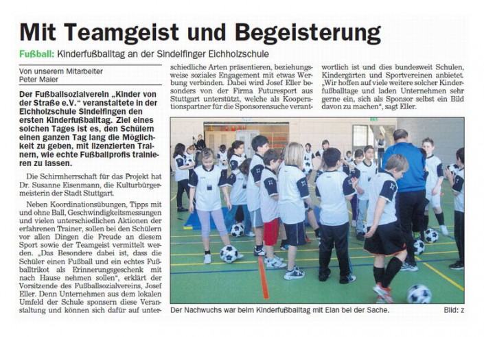 Sindelfinger Zeitung / Böblinger Zeitung vom 11.04.2012 