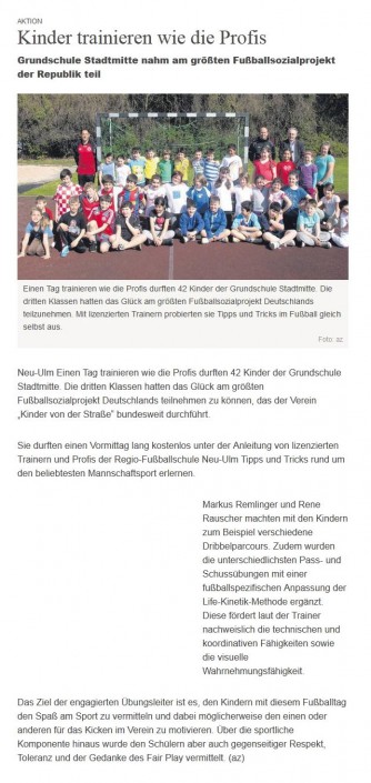 Augsburger Allgemeine vom 12.05.2012 