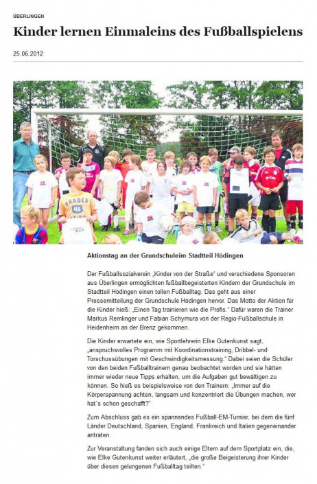 Südkurier vom 25.06.2012 