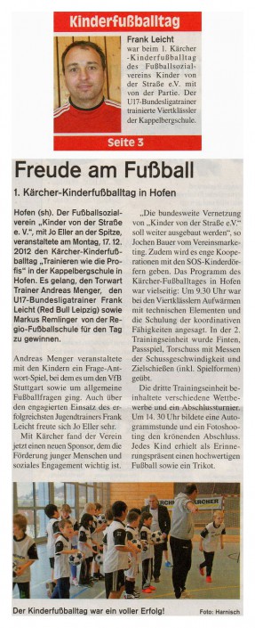 WZ vom 22.12.2012 