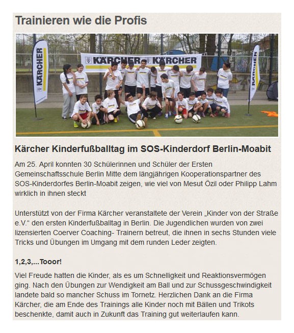 Fussballtage sponsored by Kaercher - Bild 13 - Datum: 07.04.2015 - Tags: AKTION FUSSBALLTAG e.V.