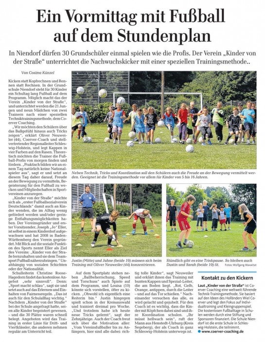 Lübecker Nachrichten vom 12.06.2013 