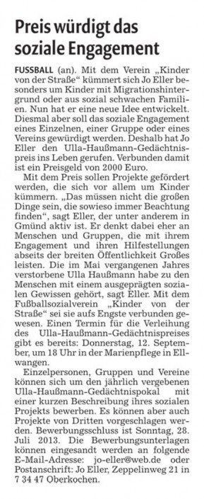 Remszeitung vom Juni 2013 