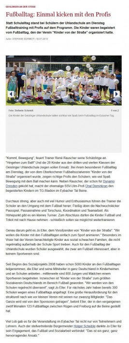 Geislinger Zeitung vom 18.07.2013 