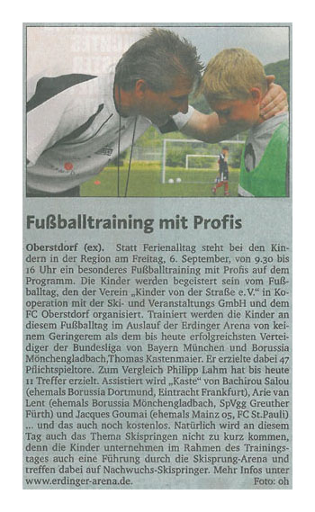 Allgäuer Zeitung vom 14.08.2013 