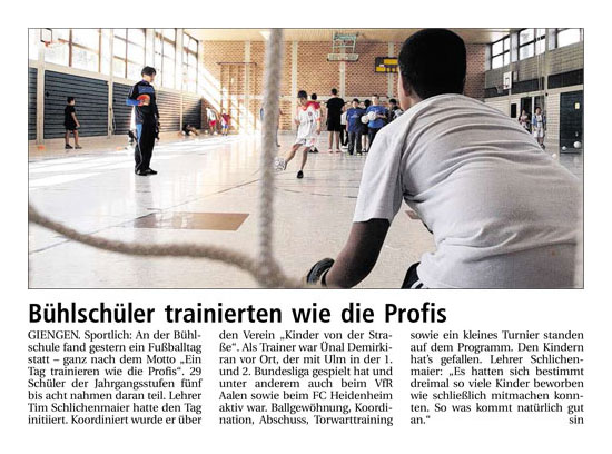 HEIDENHEIMER ZEITUNG vom 18.09.2013 