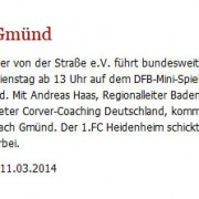 Gmünder Tagespost vom 11.03.2014