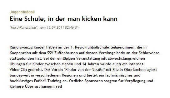 Stuttgarter Nachrichten / Stuttgarter Zeitung vom 16.07.2011