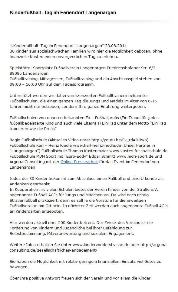 Online Zeitung vom 11.08.2011