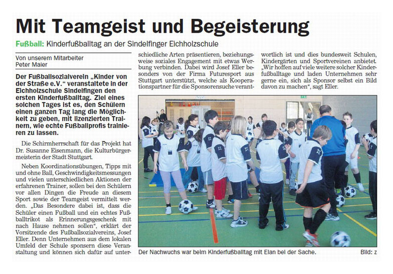 Sindelfinger Zeitung / Böblinger Zeitung vom 11.04.2012