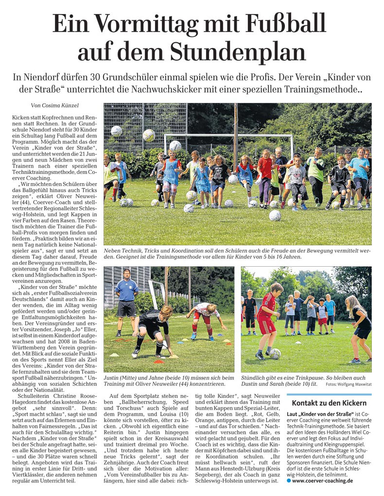 Lübecker Nachrichten vom 12.06.2013