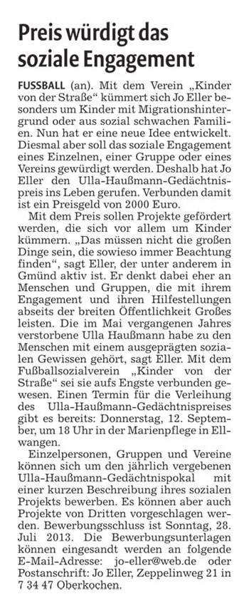 Remszeitung vom Juni 2013