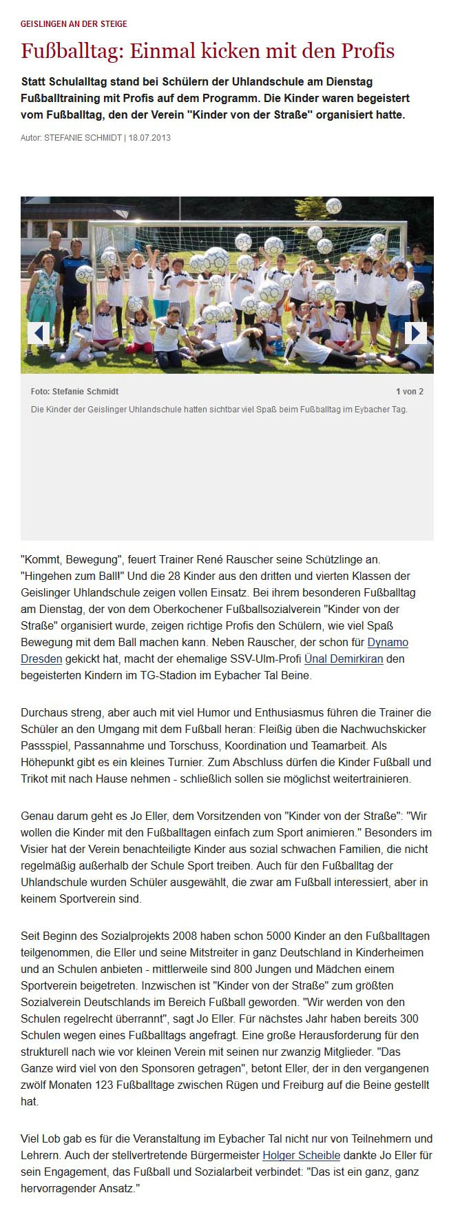Geislinger Zeitung vom 18.07.2013