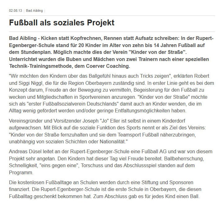Oberbayerisches Volksblatt vom 02.08.2013
