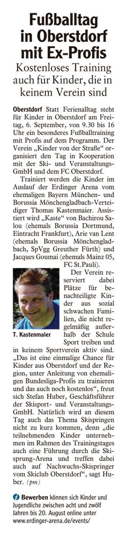 Allgäuer Zeitung vom 10.08.2013