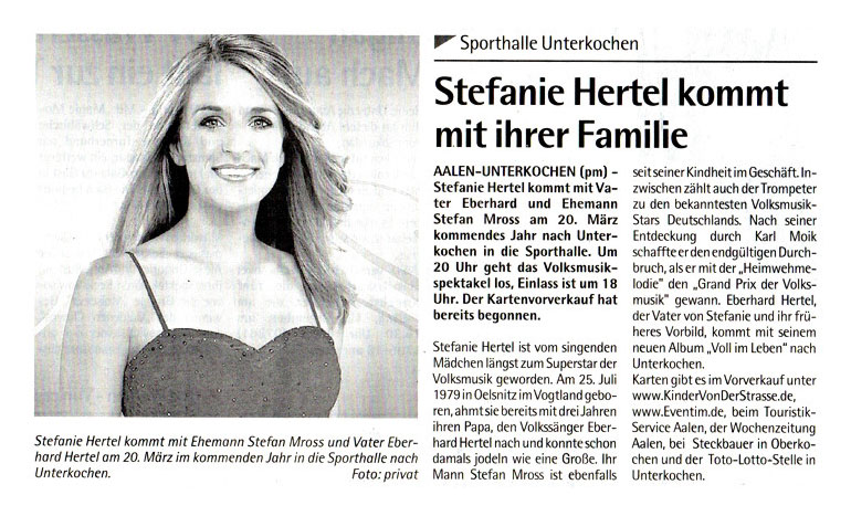 INFO vom 10. Dezember 2008