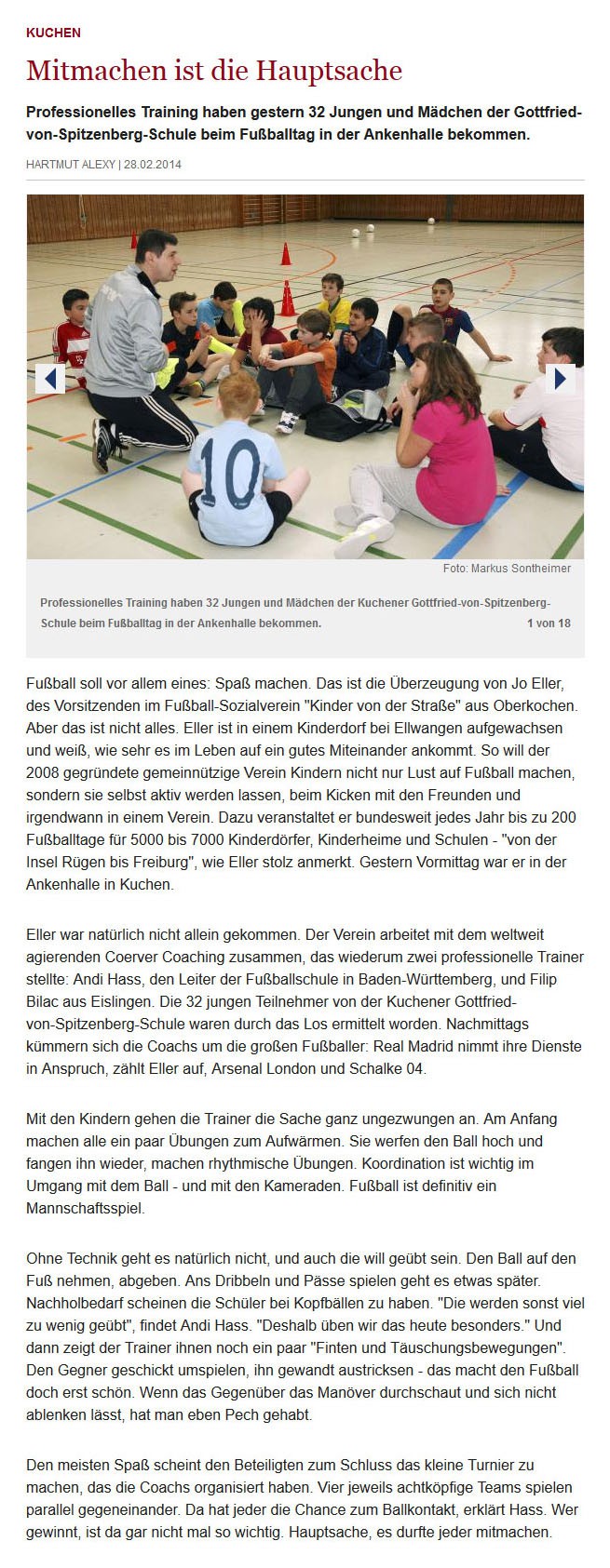 Geislinger Zeitung vom 28.02.2014