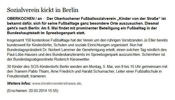 schwäbische.de vom 20.03.2014