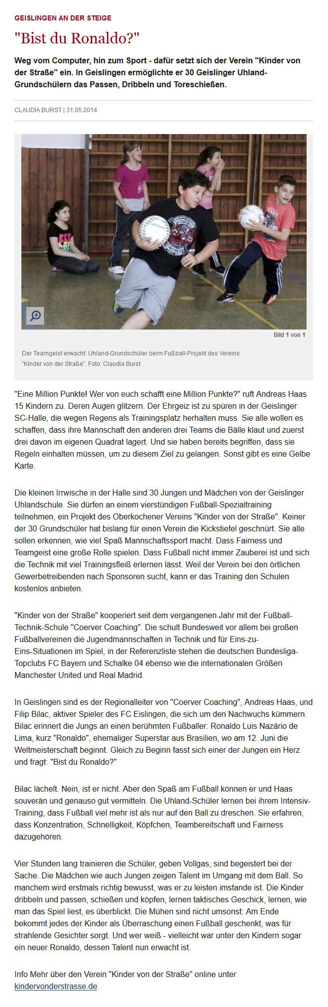 Geislinger Zeitung vom 31.05.2014