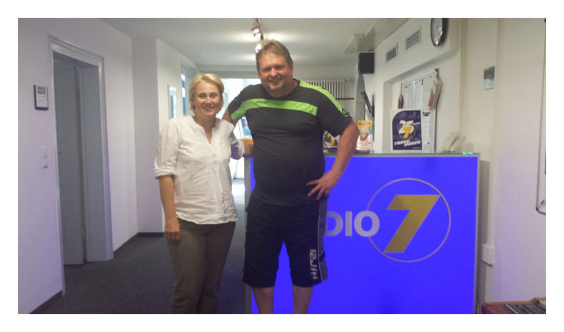 Interview mit Radio7 Studioleiterin Michaela Struhalla am 06.06.2014