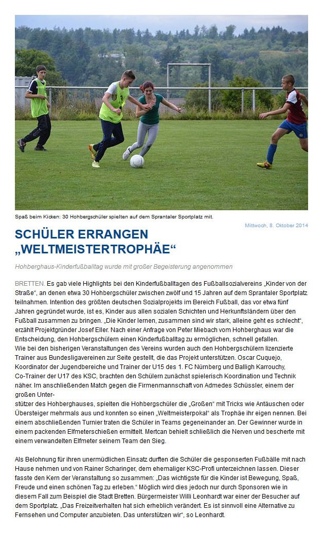 Brettener Woche vom 08.10.2014