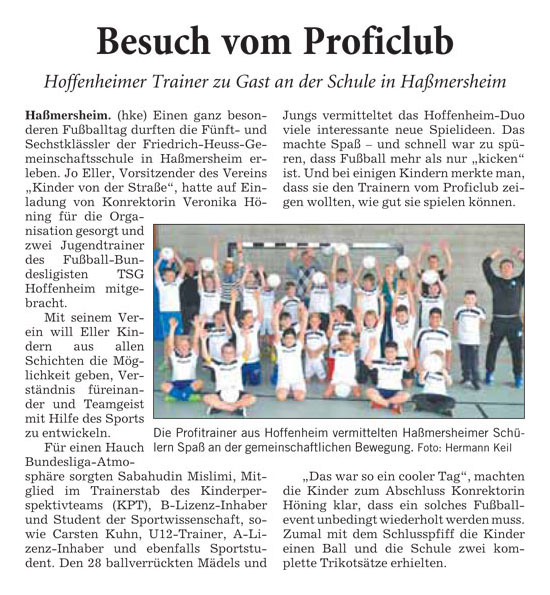 Rhein-Neckar-Zeitung vom 29.10.2014