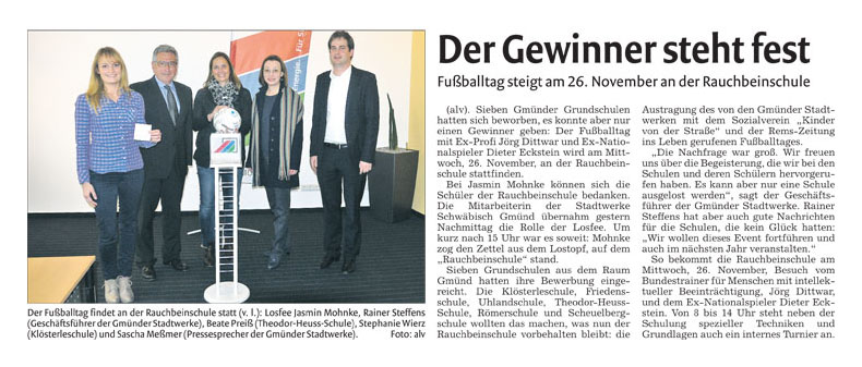 Rems-Zeitung vom 12.11.2014