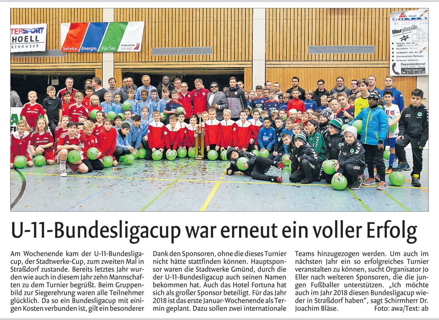 Stadtwerke Gmünd Bundesliga Jugendcup Archive - AKTION FUSSBALLTAG e.V.