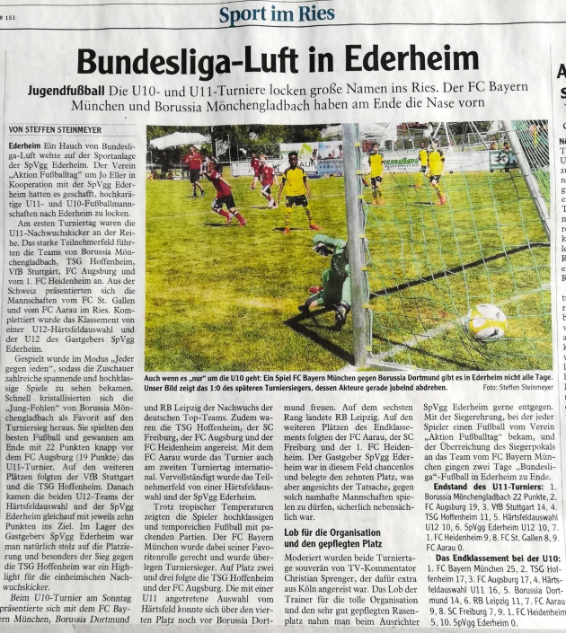 U9 Bundesliga Cup am 12052024 in Satteldorf - Bild 3 - Datum: 12.08.2023 - Tags: Bundesliga Jugendcup, Fußballtag, AKTION FUSSBALLTAG e.V.