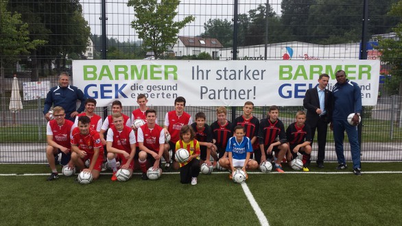 2014-07-15 - Barmer GEK Fußballtag beim Gmünder Bahnhof