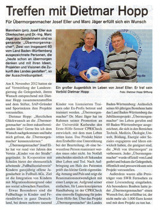 WZ vom 17.11.2012 