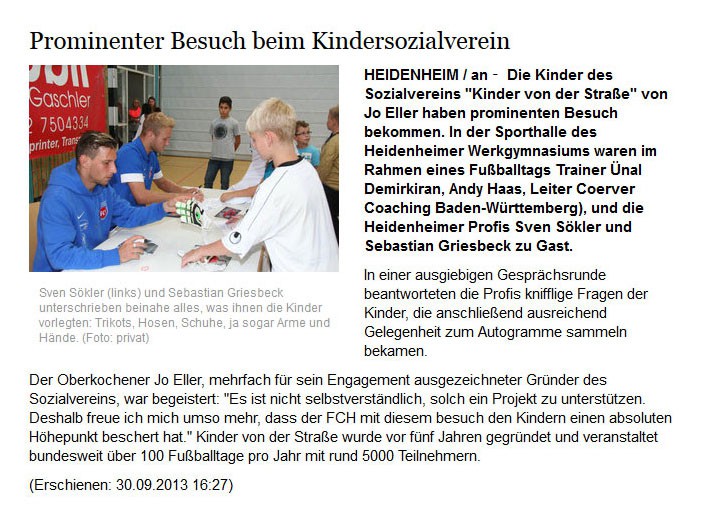 schwäbische.de vom 30.09.2013 
