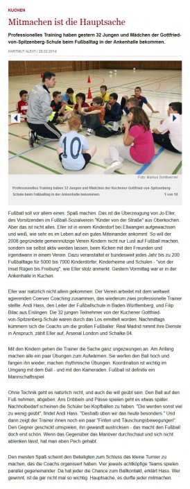 Geislinger Zeitung vom 28.02.2014 