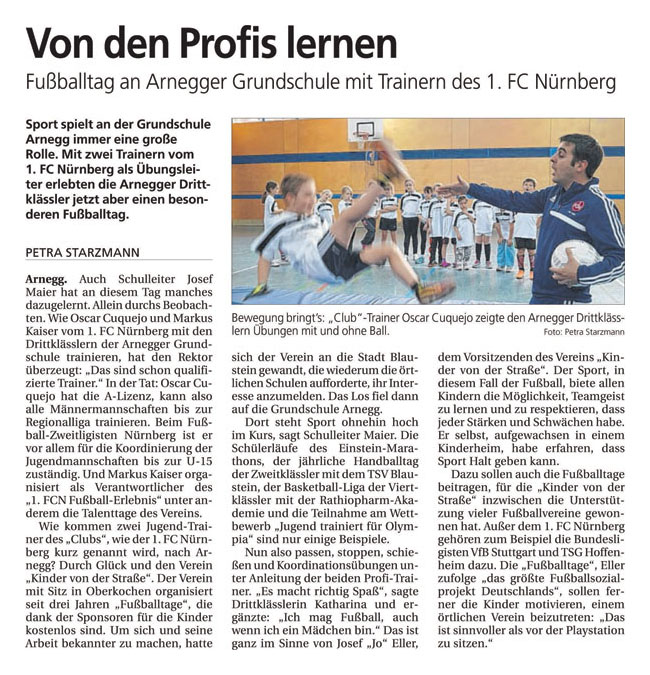 Ehinger Tagblatt vom 16.01.2015 